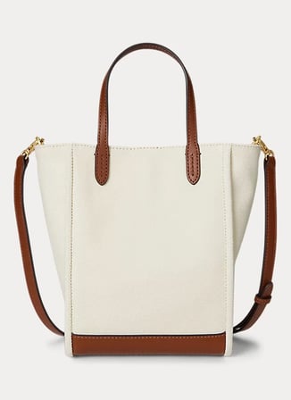 Lauren Ralph Lauren Taba - Krem Kadın El Çantası 431982235003