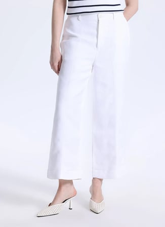 Lauren Ralph Lauren Beyaz Kadın Pantolon 200P08107