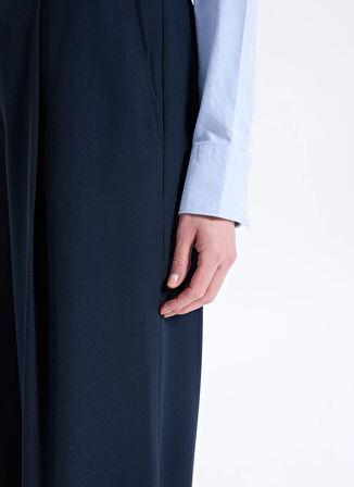 Lauren Ralph Lauren Yüksek Bel Standart Lacivert Kadın Pantolon 200908891