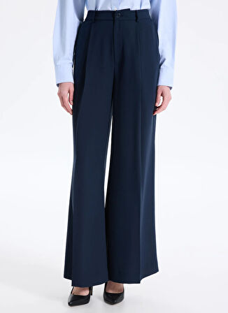 Lauren Ralph Lauren Yüksek Bel Standart Lacivert Kadın Pantolon 200908891