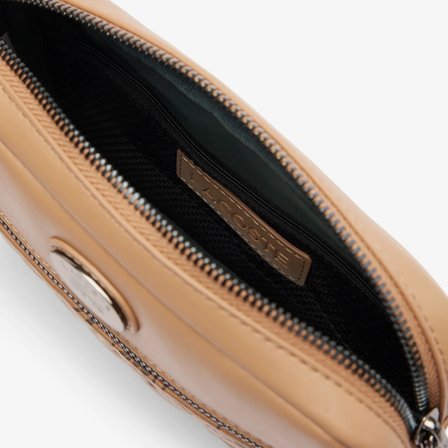 Lacoste Holiday Unisex Bag 18*4*4 Ayarlanabilir Askılı Baskılı Unisex Postacı Çantası Kahverengi