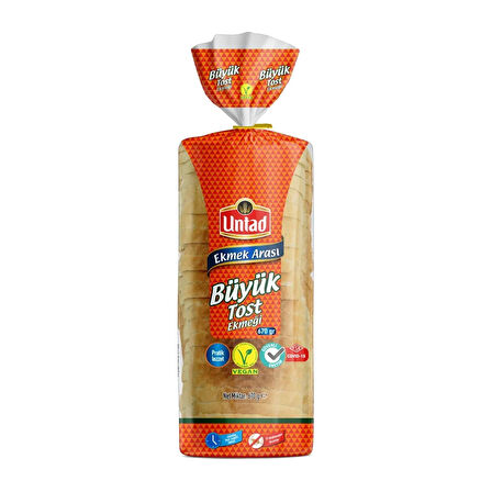 Untad Büyük Tost Ekmeği 670 gr x 2 Adet