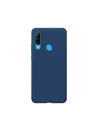 Sunix Huawei P30 Elite Kılıf Silikon Lacivert