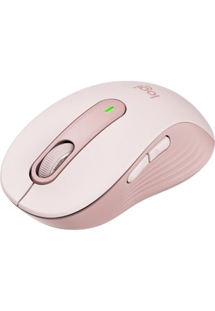  Logitech Signature M650 Küçük ve Orta Boy Sağ El Için Sessiz Kablosuz Mouse - Pembe