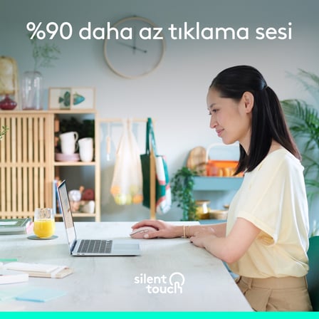  Logitech Signature M650 Küçük ve Orta Boy Sağ El Için Sessiz Kablosuz Mouse - Pembe