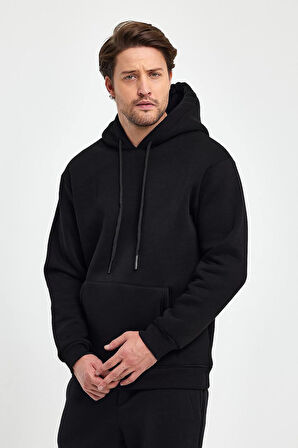 Düz Renk Oversize Unisex Sweatshirt