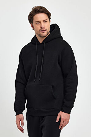 Düz Renk Oversize Unisex Sweatshirt