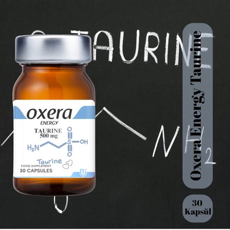 Taurine 500 mg 30 Kapsül – Enerji, ve Kas Fonksiyonu Destekleyici