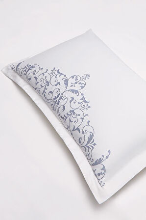 Doğal ve Parlak Nevresim Takımı Luna Saten Linen Serisi 160x220