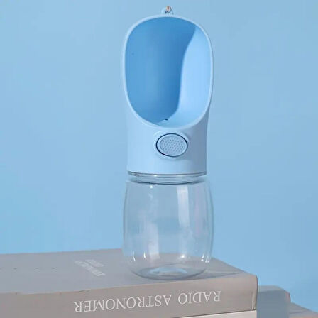 Evyora® Taşınabilir Butonlu 350 ml Evcil Hayvan Suluğu