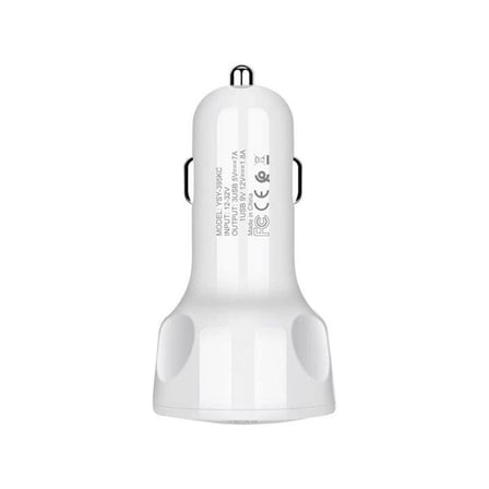 3'LÜ USB ÇAKMAKLIK POWER 3.0 HIZLI ARAÇ ŞARJ CİHAZI