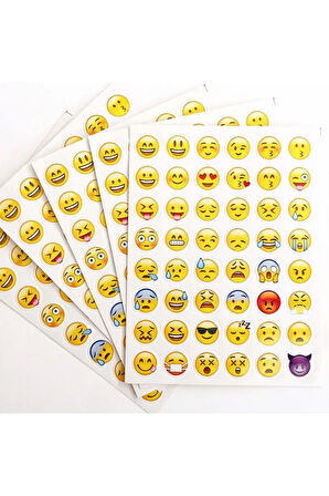 100'lü Emoji Sticker Seti