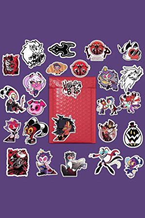 Helluva Boss Sticker Paketi / Bullet Journal Defter Çıkartma Ajanda Laptop Etiket