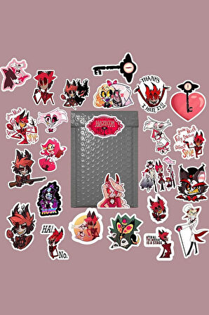 Hazbin Hotel Sticker Paketi /Bullet Journal Defter Çıkartma Ajanda Laptop Etiket 1