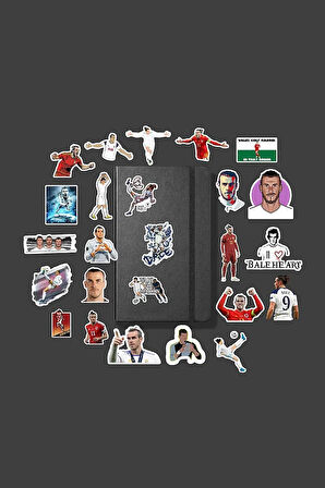 Gareth Bale Futbol Sticker Paketi /Bullet Journal Defter Çıkartma Ajanda Laptop Etiket