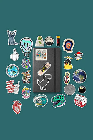 Karışık Random Sticker Paketi /Bullet Journal Defter Çıkartma Ajanda Laptop Etiket