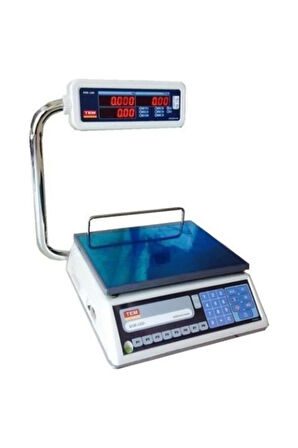 Tel030bd 30 Kg Yandan Boyunlu Lcd Ekran Terazi
