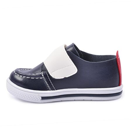 Şiringenç 21K02 Lacivert-Beyaz Bebek Ayakkabı