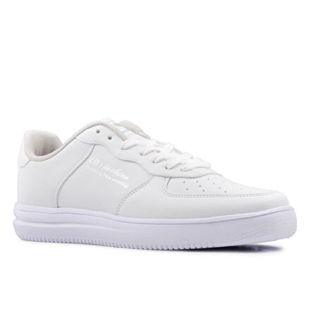 Bestof Bst-042 Beyaz-Beyaz Erkek Spor Ayakkabı