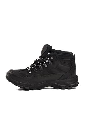 Scooter G5538 Crazy Siyah Hakiki Deri Su Geçirmez Unisex Outdoor Bot