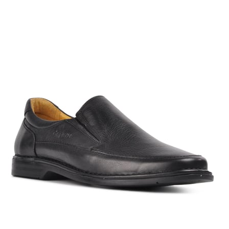 Dr. Flexer 061603 Siyah Hakiki Deri Erkek Slip On Ayakkabı