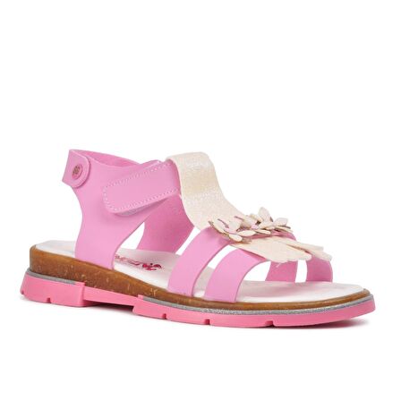 Şiringenç 210104 Pembe-Sedef Comfort Kız Çocuk Sandalet