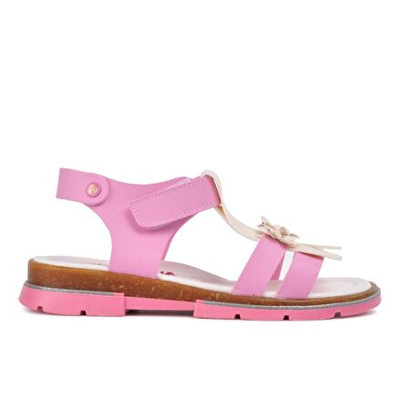 Şiringenç 210104 Pembe-Sedef Comfort Kız Çocuk Sandalet