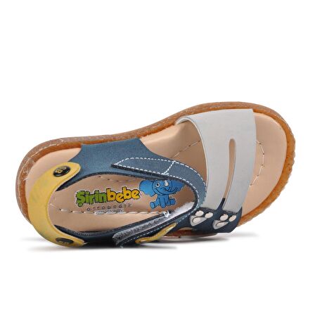 Şiringenç 210107 Lacivert-Hardal Comfort Erkek Çocuk Sandalet