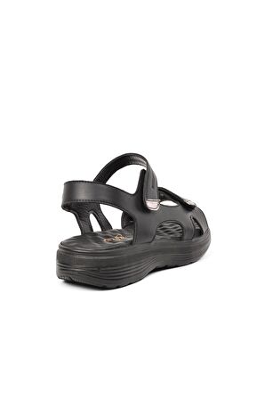 Berkbay 336 Siyah Kadın Sandalet