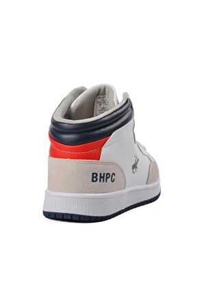 Po-10300 Beyaz Erkek Bilek Boy Sneaker