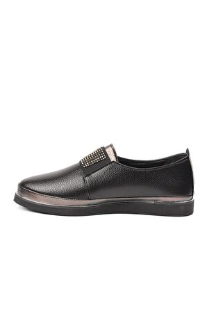Pierre Cardin Pc-51678 Siyah Taşlı Kadın Günlük Ayakkabı
