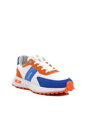 Walkway Manila Beyaz-Sax Mavi Kadın Sneaker