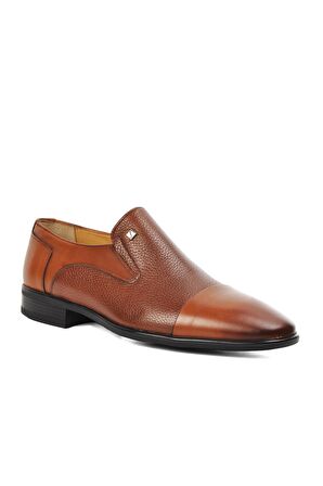 Fosco 2809 Taba Hakiki Deri Erkek Klasik Ayakkabı