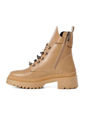 Park Moda K9030 Nut Kırışık Rugan Kadın Bot