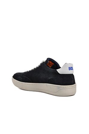 Bulldozer 221163 Lacivert Süet Hakiki Deri Erkek Sneaker