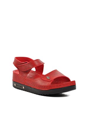 Ayakmod 07-109 RR Kırmızı Kadın Sandalet