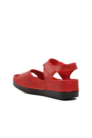 Ayakmod 07-109 RR Kırmızı Kadın Sandalet