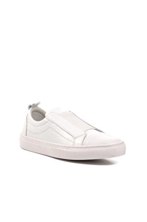 Ayakmod Rcdl 4215 Beyaz Hakiki Deri Erkek Casual Ayakkabı