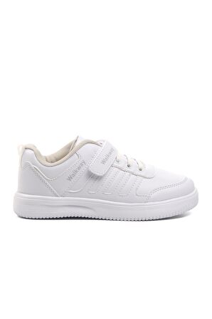 Walkway Mely-F Beyaz Cırtlı Çocuk Sneaker