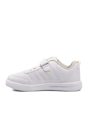 Walkway Mely-F Beyaz Cırtlı Çocuk Sneaker