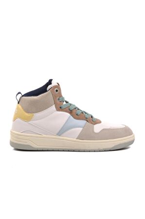 Gap Gp-1029 Beyaz-Gri Unisex Hi Sneaker