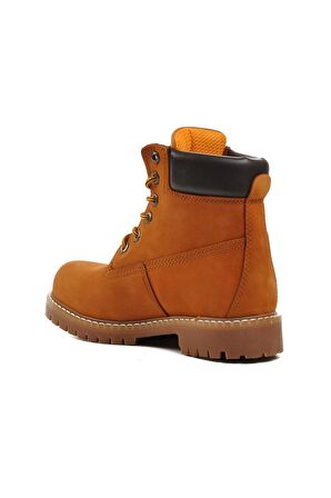 Bulldozer 240602 Tarçın Nubuk Hakiki Deri Bağcıklı Unisex Bot