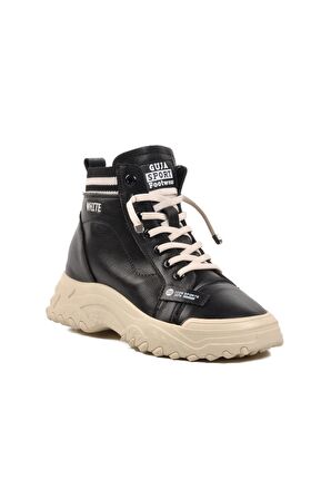 Guja 23K310-20 Siyah Bağcıklı Kadın Sneaker Bot