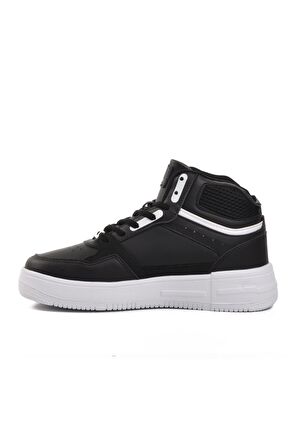 Walkway Berry Hi Siyah-Beyaz Bağcıklı Unisex Hi Sneaker
