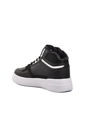 Walkway Berry Hi Siyah-Beyaz Bağcıklı Unisex Hi Sneaker