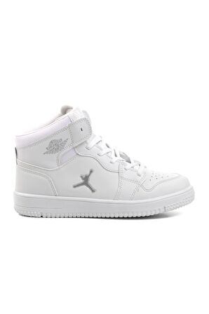 Ayakmod Haykat Uzun Beyaz Unisex Hi Sneaker