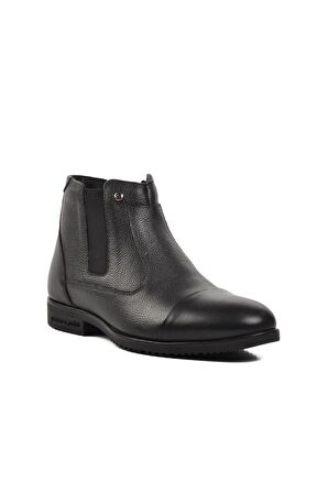 Pierre Cardin 11925251-24K Siyah Hakiki Deri Fermuarlı Erkek Bot