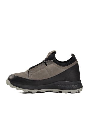 Pierre Cardin 10201 Gri Hakiki Deri Erkek Sneaker