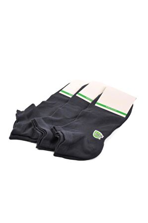 Ayakmod 24K004 Füme Bambu 3'lü Patik Çorap
