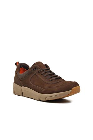 Ayakmod 244110-3 Kahve Nubuk Hakiki Deri Erkek Casual Ayakkabı